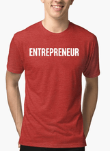 Load image into Gallery viewer, Entrepreneur Half Sleeves Melange T-shirt